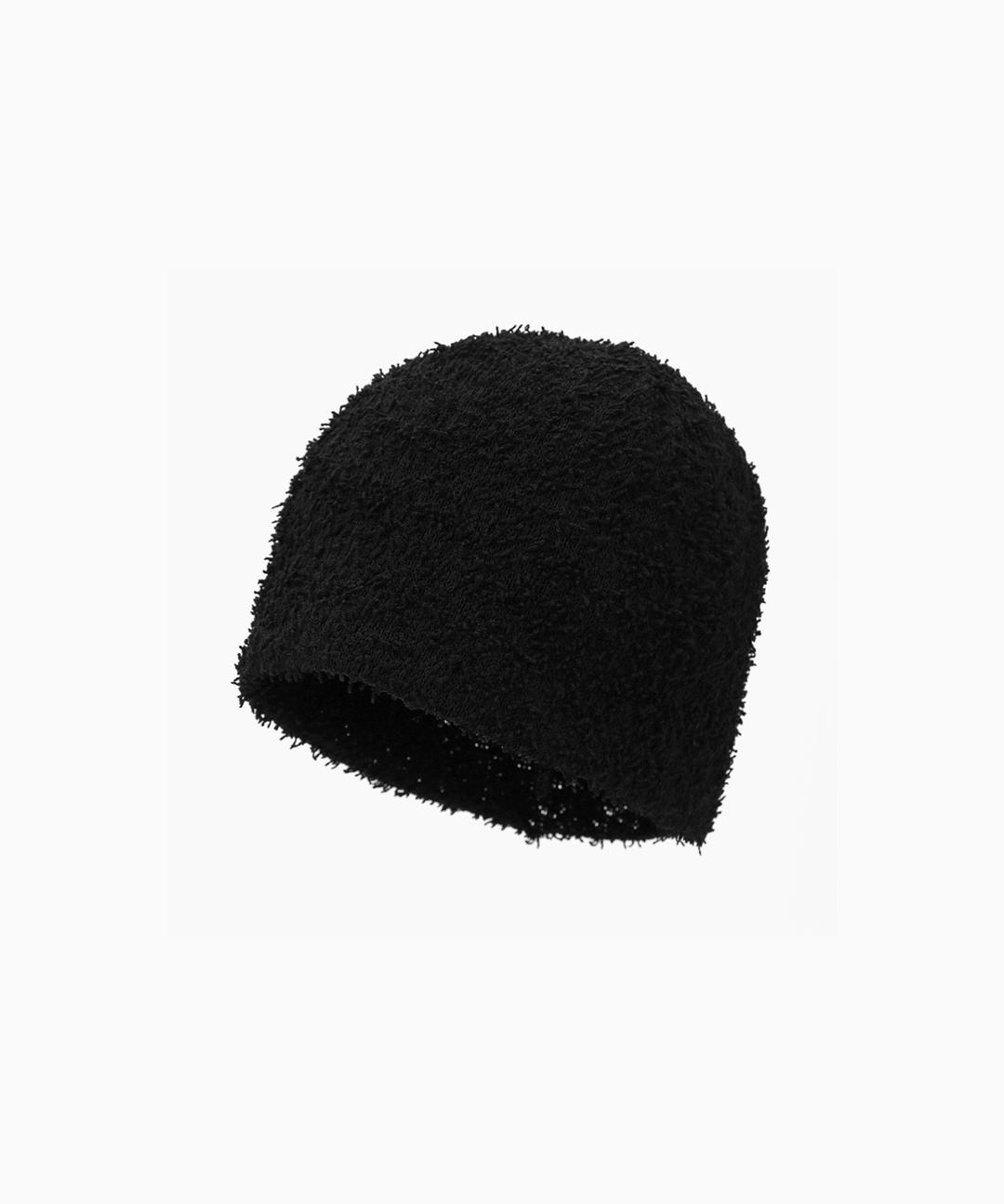 FUZZY BEANIE / COOL BOUCLE / BLACK