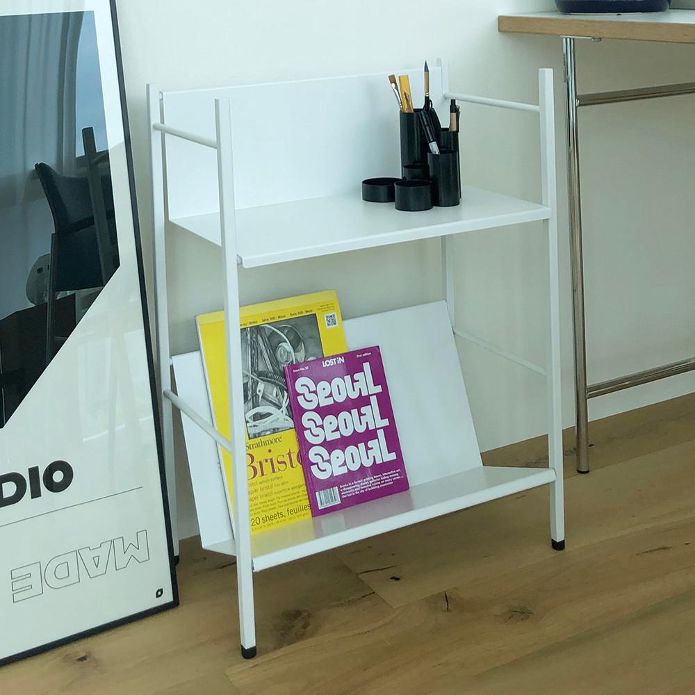 [콜오엔] VALY2 선반 스탠드 다용도 이동 철재 미니선반 책장