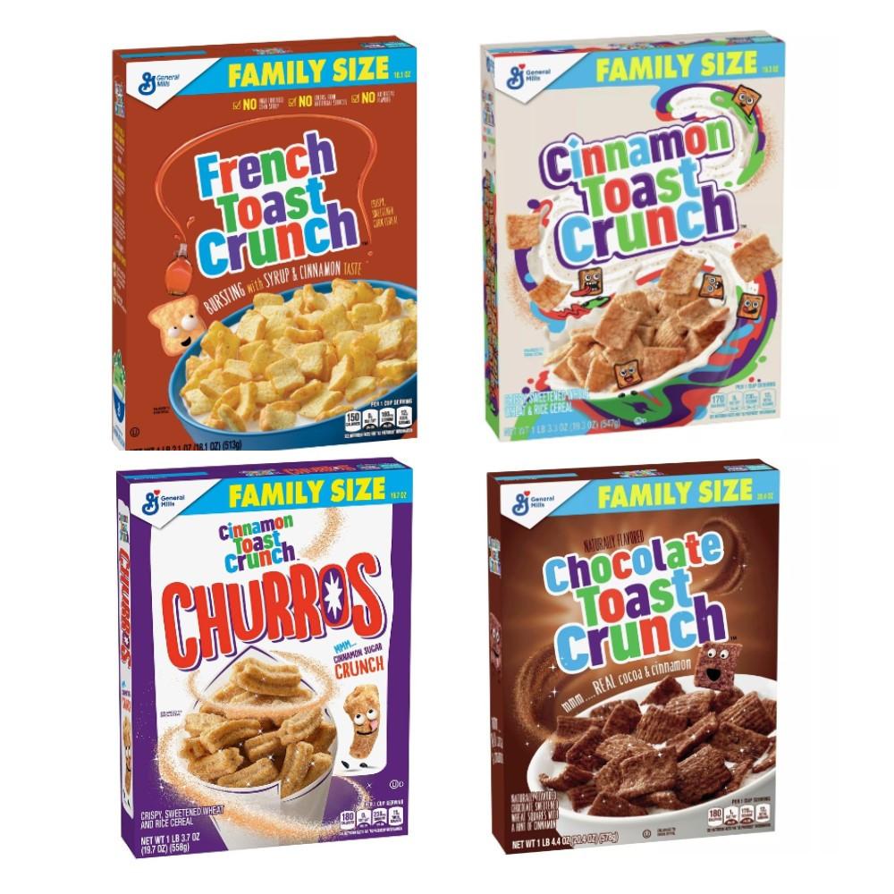 제네랄밀스 토스트 크런치 시리얼 아침대용 4종류 모음