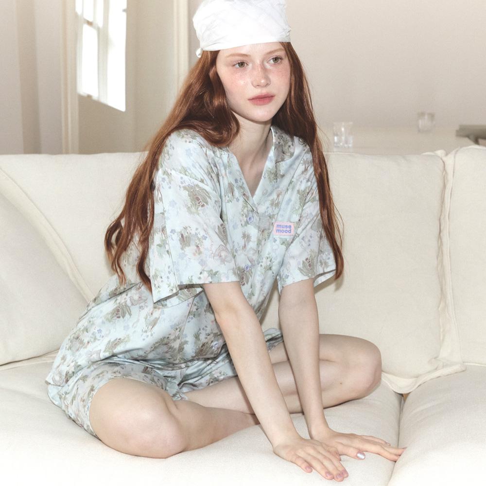 [루즈][60수면모달] voyage summer pajama 잠옷