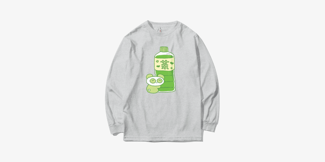 컬리베어 curlybearshop 녹차 판다 롱 티셔츠 ㅣ 마플샵