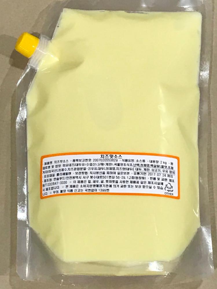 [한솔푸드] 치즈맛소스 2kg 닭꼬치,타꼬야끼용 [원산지:국산]