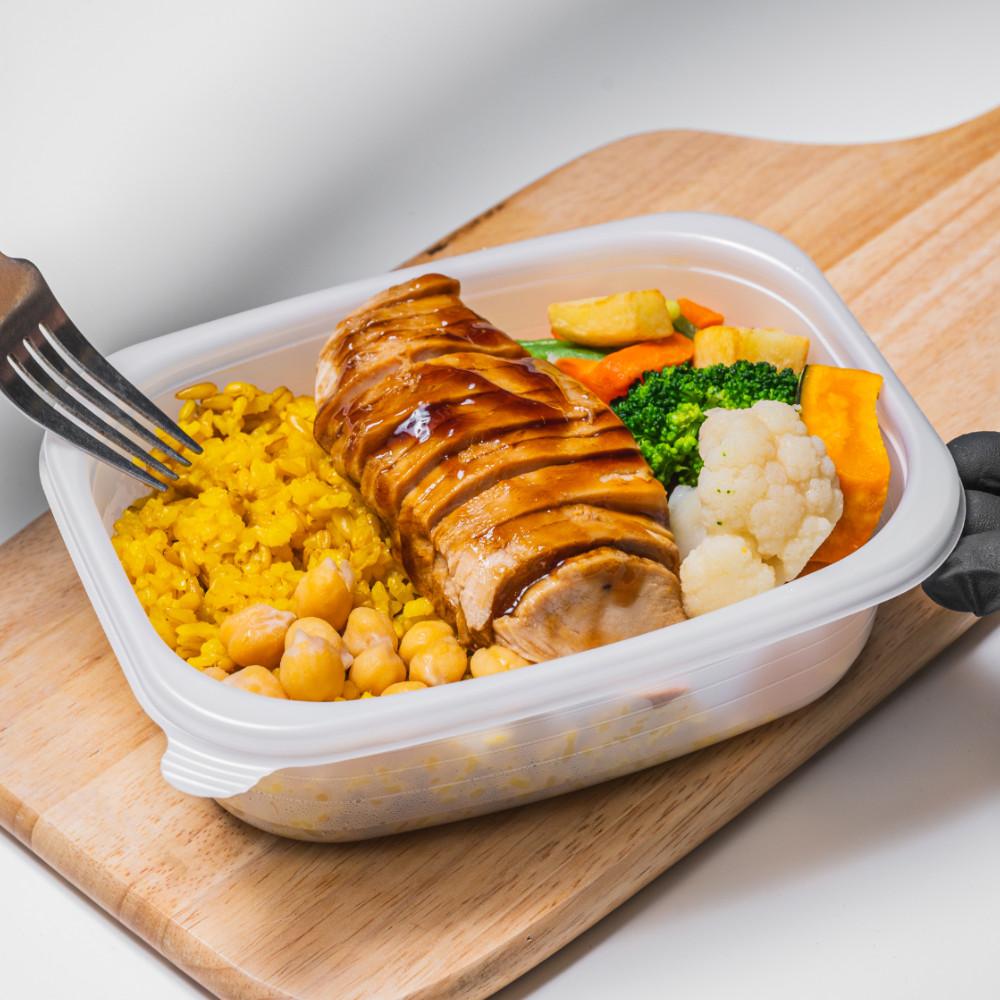 [메이크샐러드] 단백질 닭가슴살 식단 냉동 도시락 데리야끼 [원산지:상세설명에 표시]