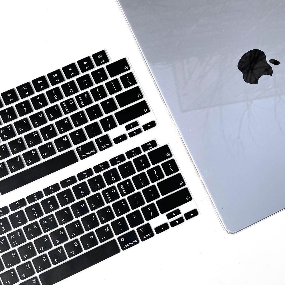 오펜트 맥북 에어 13 한영 그라데이션 실리콘 키스킨 키보드커버