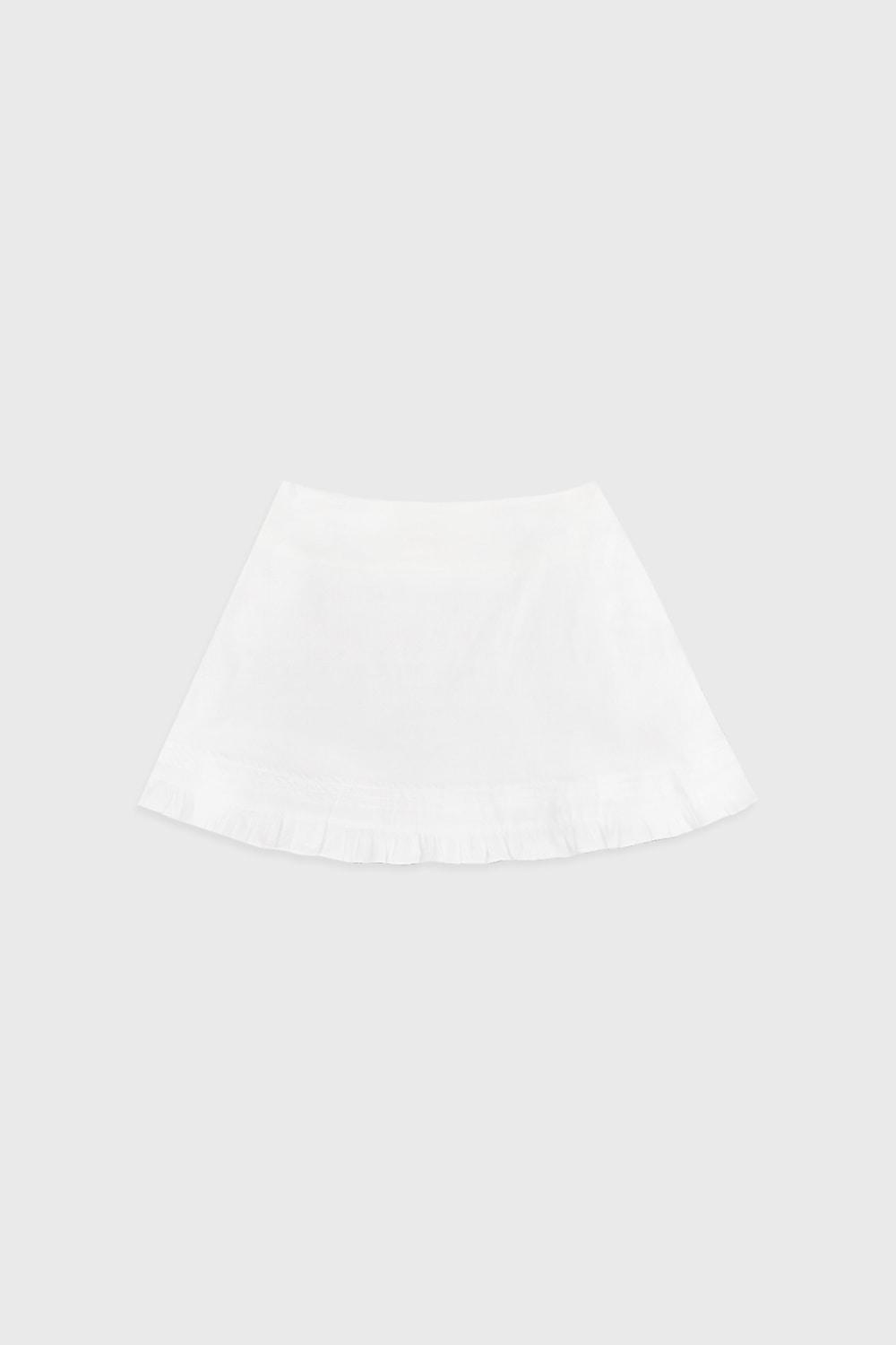 Montana frill skirt_ivory