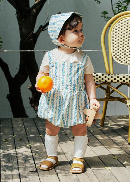 엘리야 멜빵 팬츠_블루