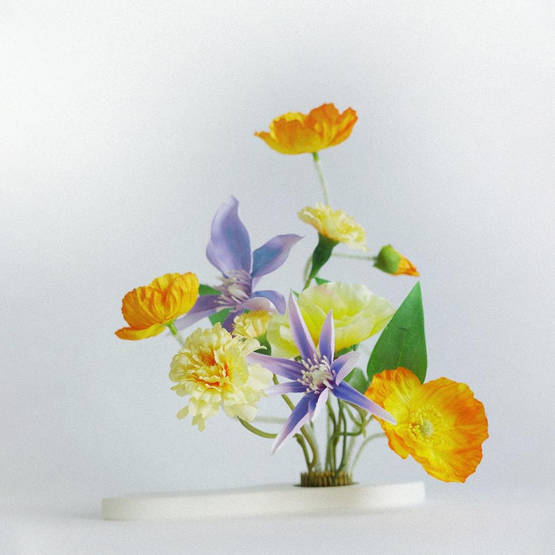 [타임리스 플라워 꽃꽂이 키트] Dancing tangerine