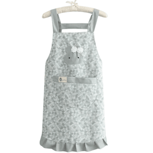 헬로젬 플라워 래빗 H형 앞치마, 민트, 1개 - 앞치마 | 쿠팡