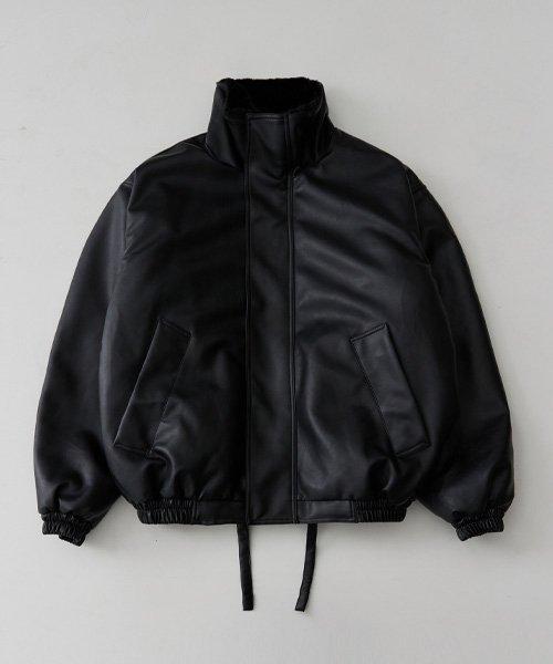 70103 VEGAN LEATHER MUSTANG_BLACK