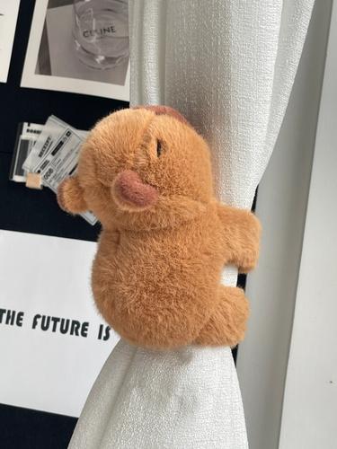 카피바라 커튼 타이백 장식 커튼묶기