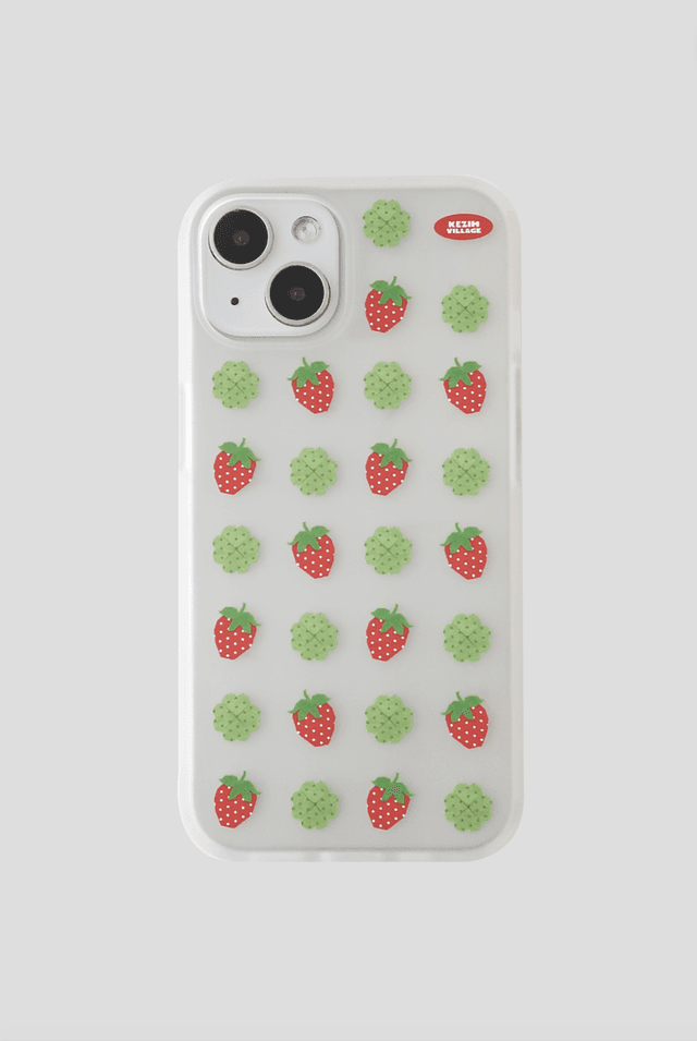 [단독] STRAWBERRY & CLOVER case (smog jelly)