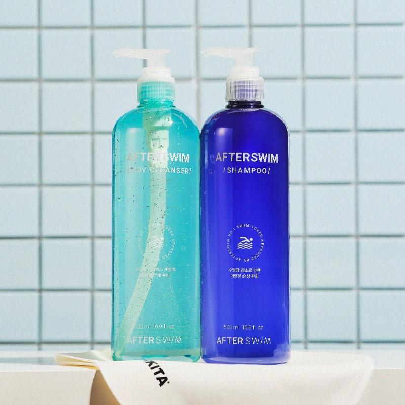 애프터스윔 수영장 샴푸&바디워시 500ml - 수영샴푸 염소