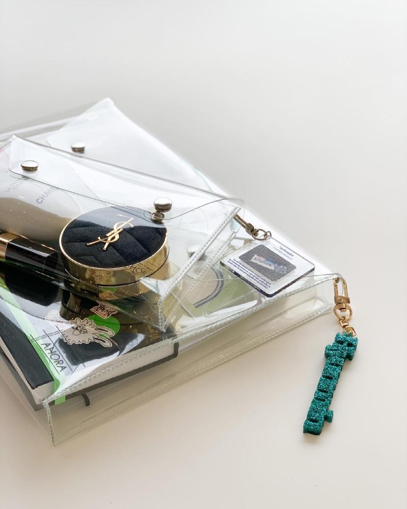 아오라문구  할인 PVC 파우치