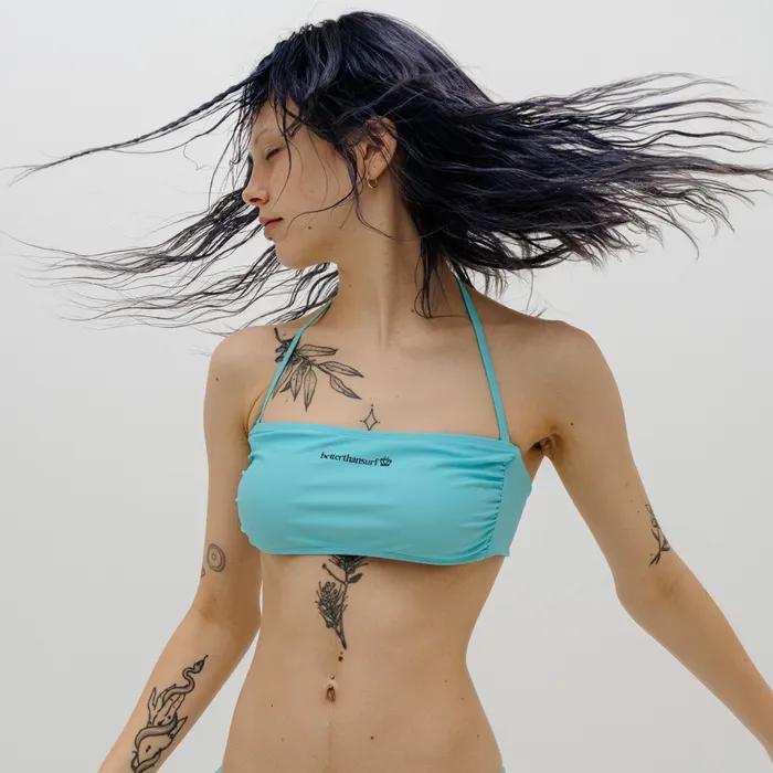 ORG SOLID BIKINI - MINT