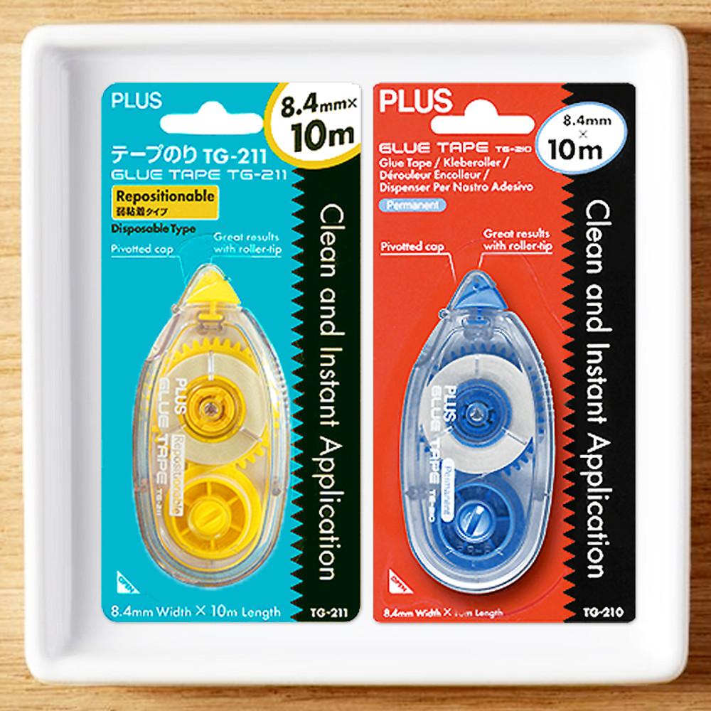 문구맛집 플러스 풀테이프 TG-211 재접착 양면테이프 TG-210