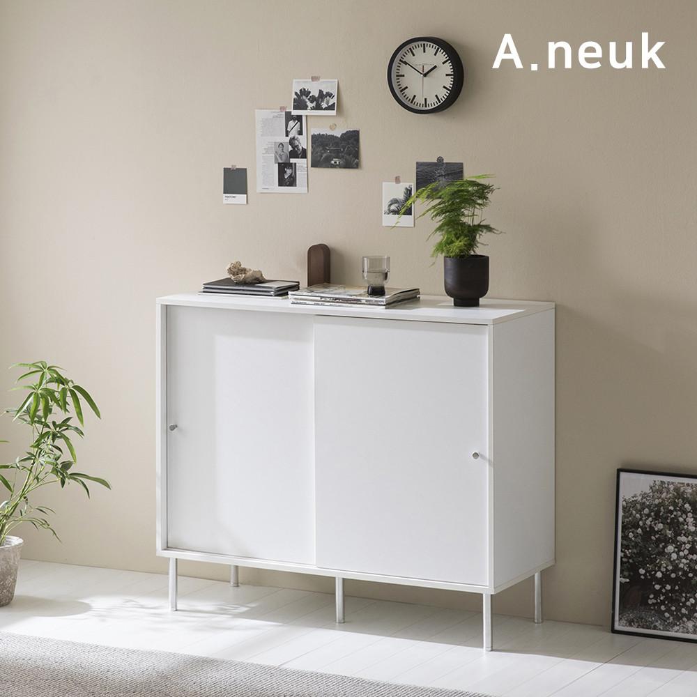 아늑 멜로우 슬라이딩 수납장 1000 / 다용도 높은 수납장