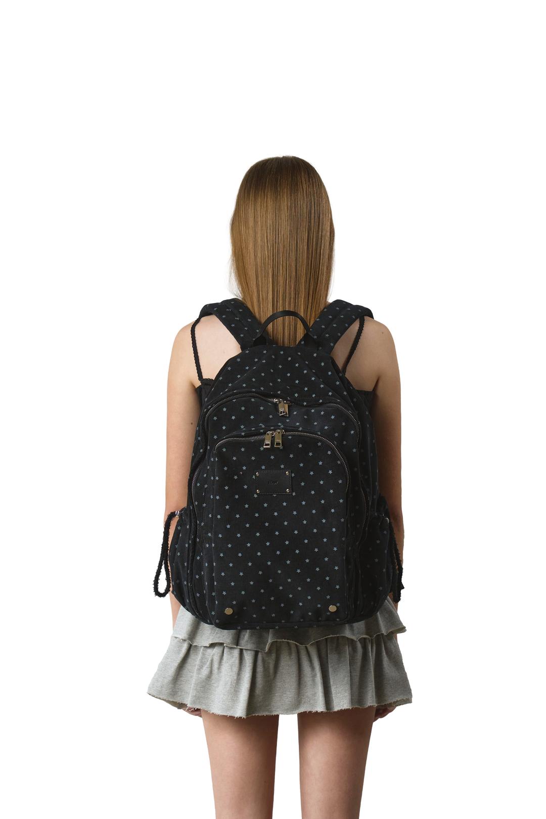 Lover Daily Backpack-러버 데일리 백팩 / Black Star