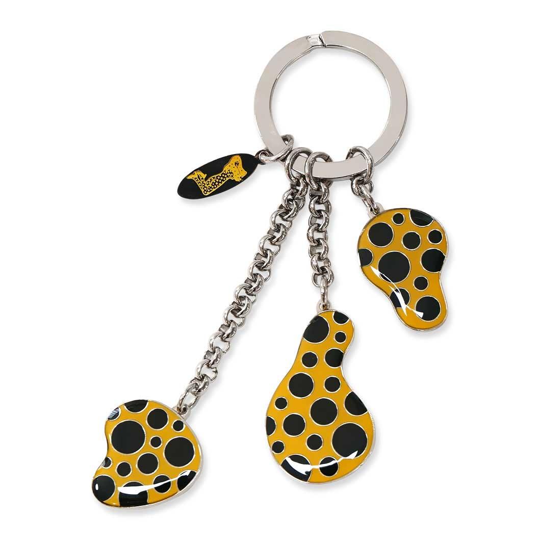 쿠사마 야요이 Dot obsession 호박 키링 (옐로우, 레드 택1)
