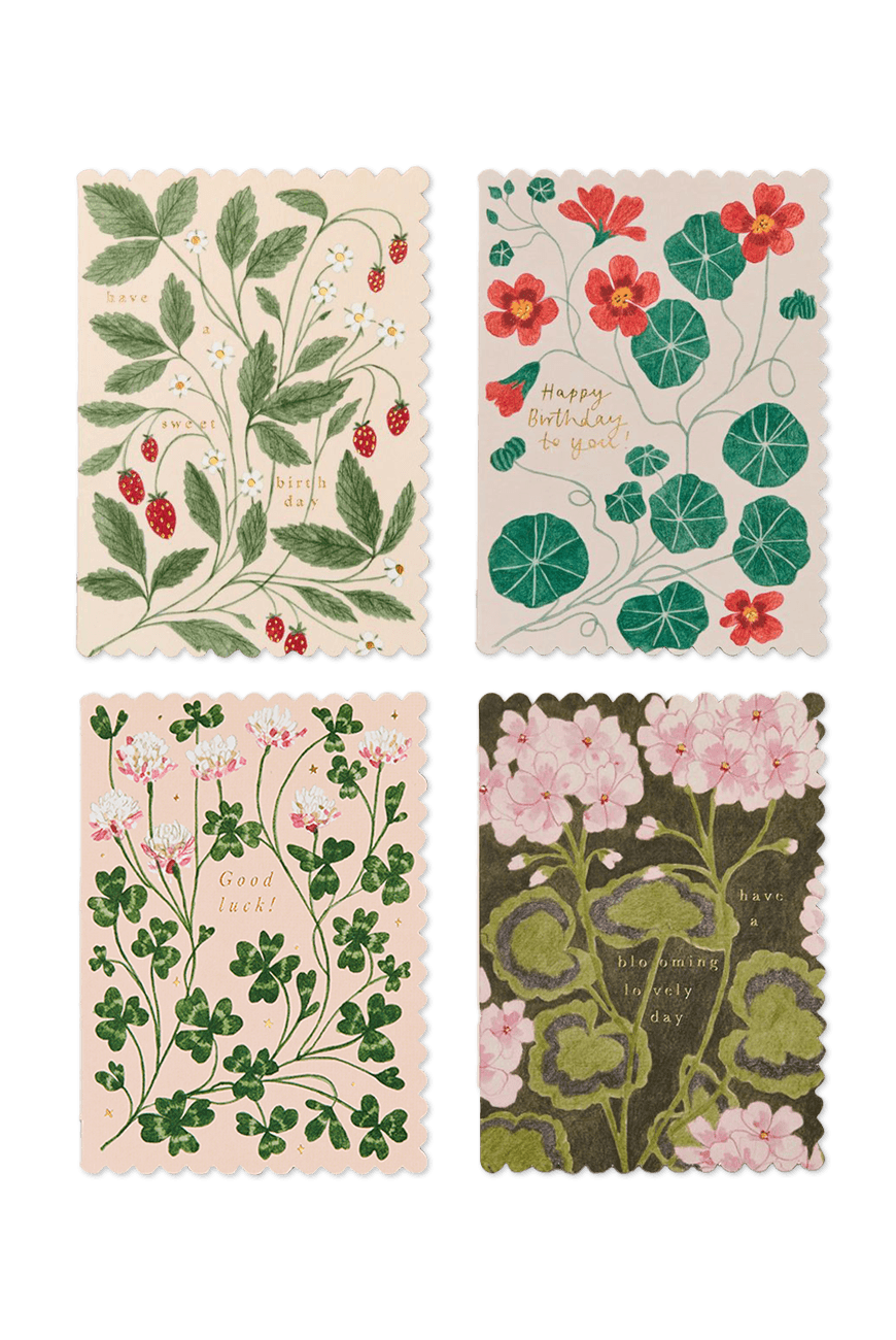 메시지 카드  Message Card - Flower