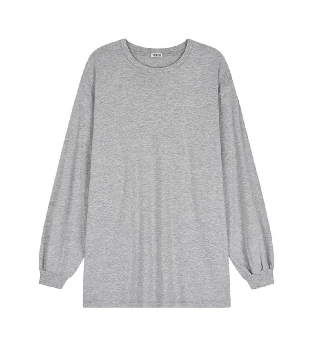 리포스 repos / over single t-shirt (멜란지그레이) | 후루츠패밀리