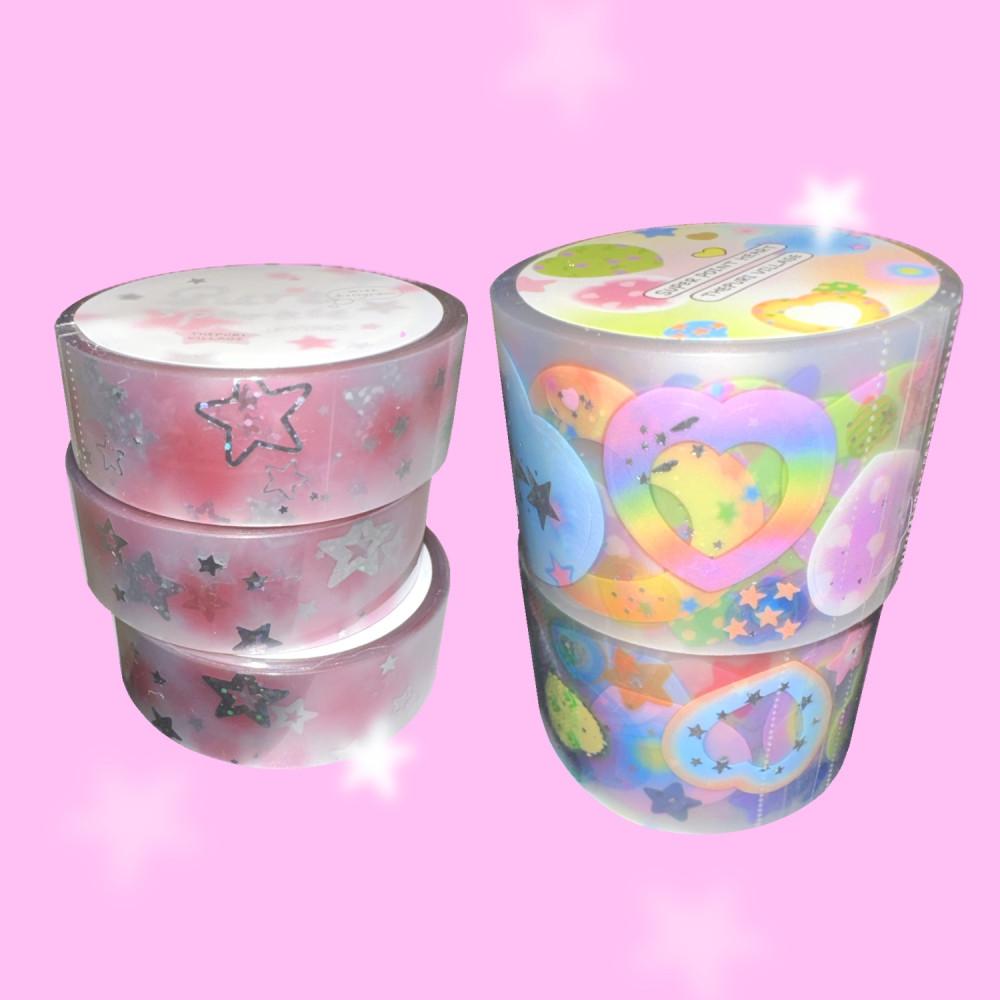 [THEPURI VILLAGE⋆더푸리 빌리지] glitter masking tape ver.11 (2types)