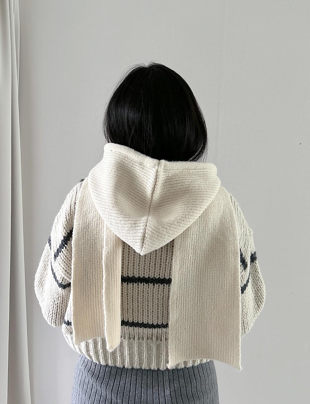 니트 바라클라바 후드목도리 5color