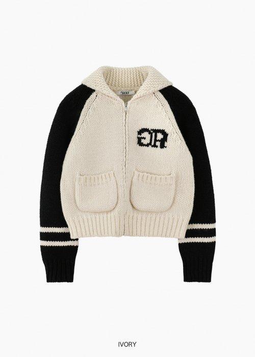 벤슨 니트 집업(3 colors)