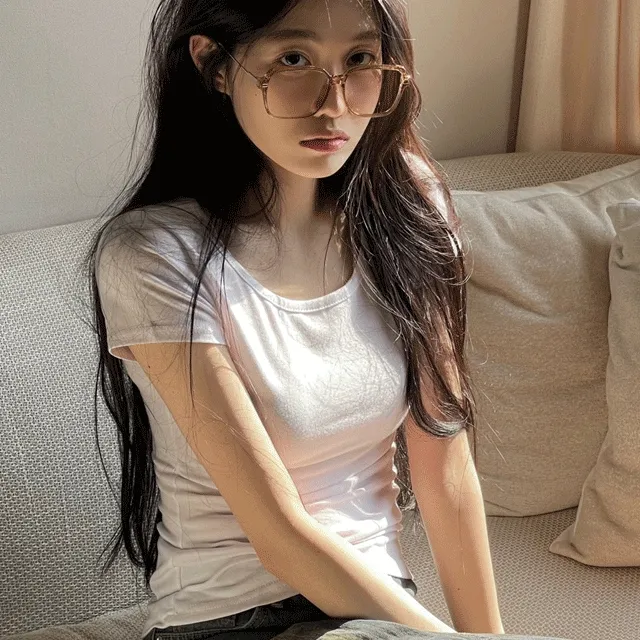 모치 베이직 글램 라인 숏슬리브 반팔 티셔츠 3color