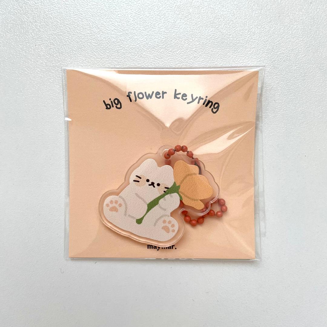[메이마르] 커다란꽃 아크릴키링