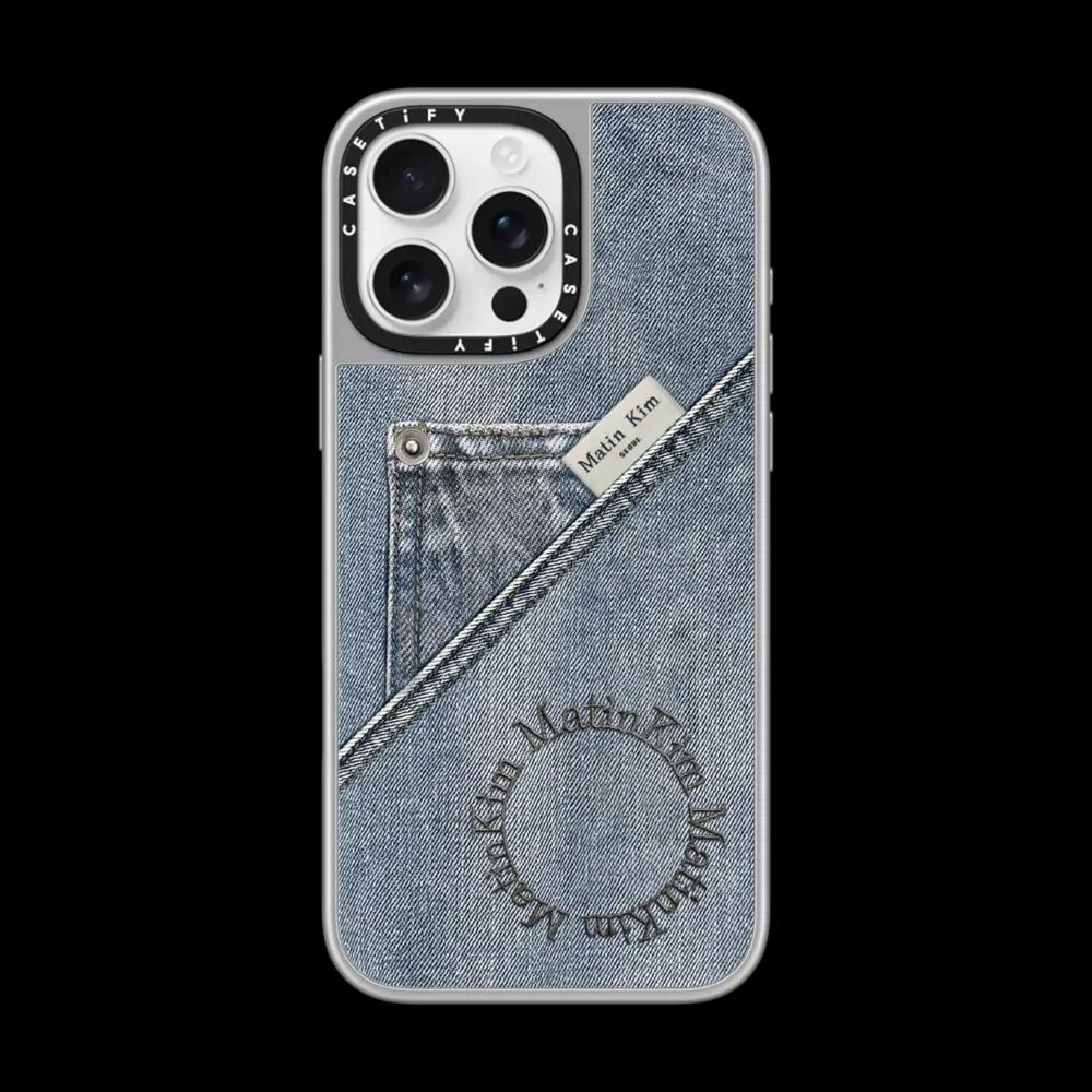Matin Kim Denim Pocket Case