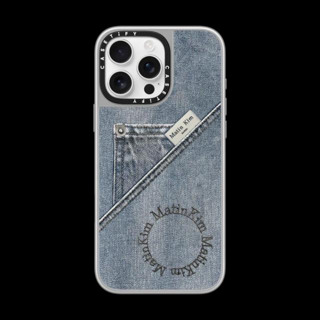 Matin Kim Denim Pocket Case