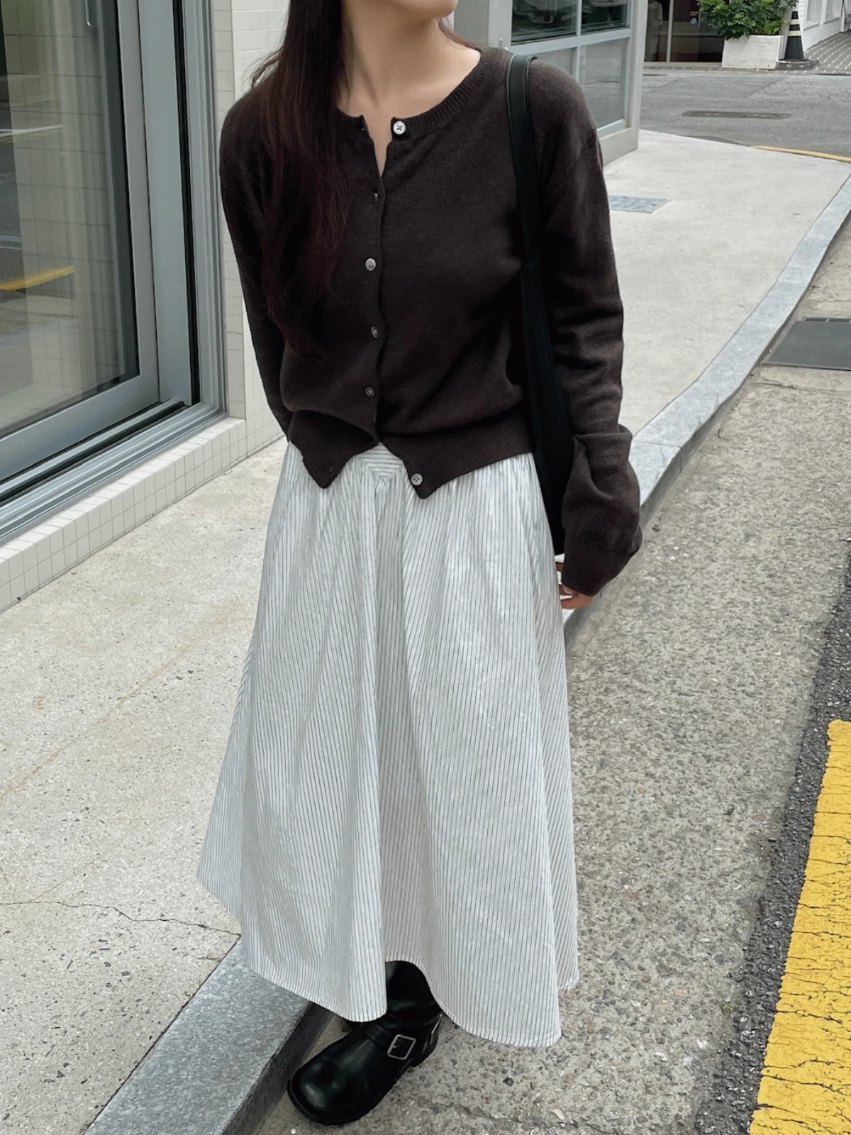 몬드 데일리 라운드 가디건