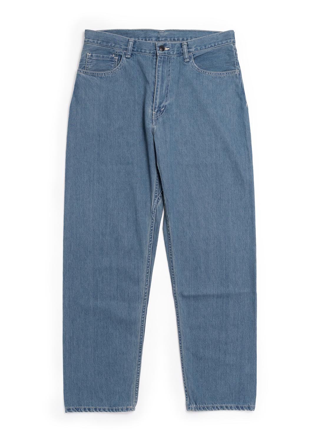 Nanamica 5 POCKET DENIM PANTS - INDIGO BLEACH