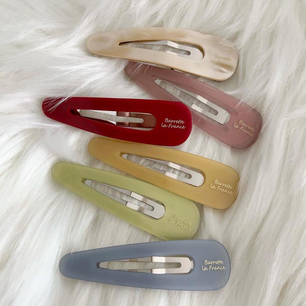 셀룰로오스 왕 똑딱핀 머리핀 헤어핀