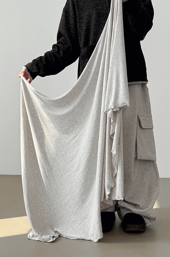 오버사이즈 코지 머플러