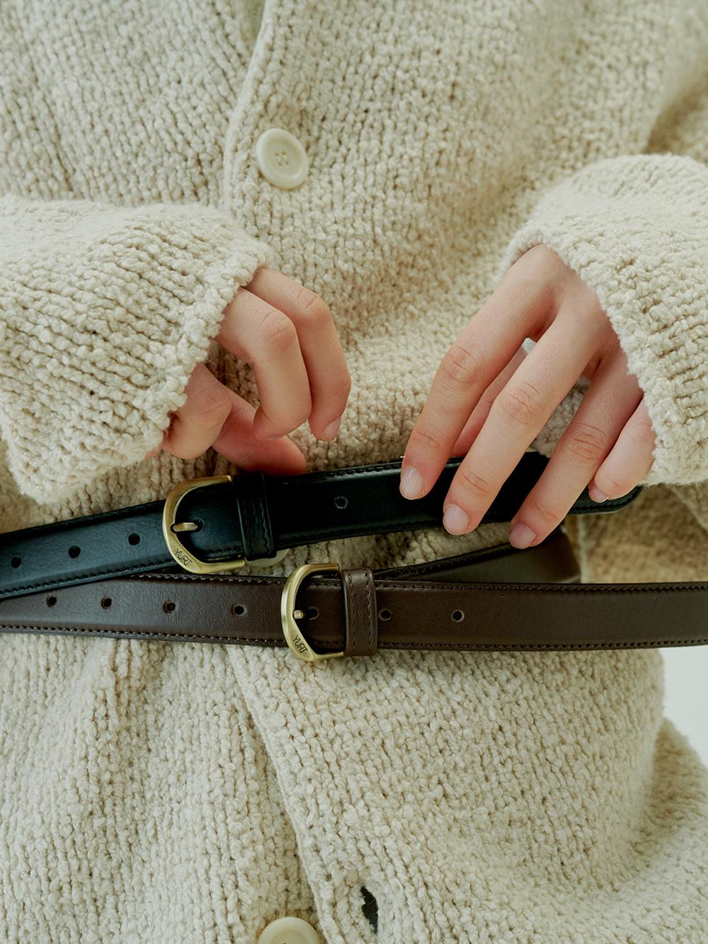 SIGNATURE BUCKLE BELT_2color