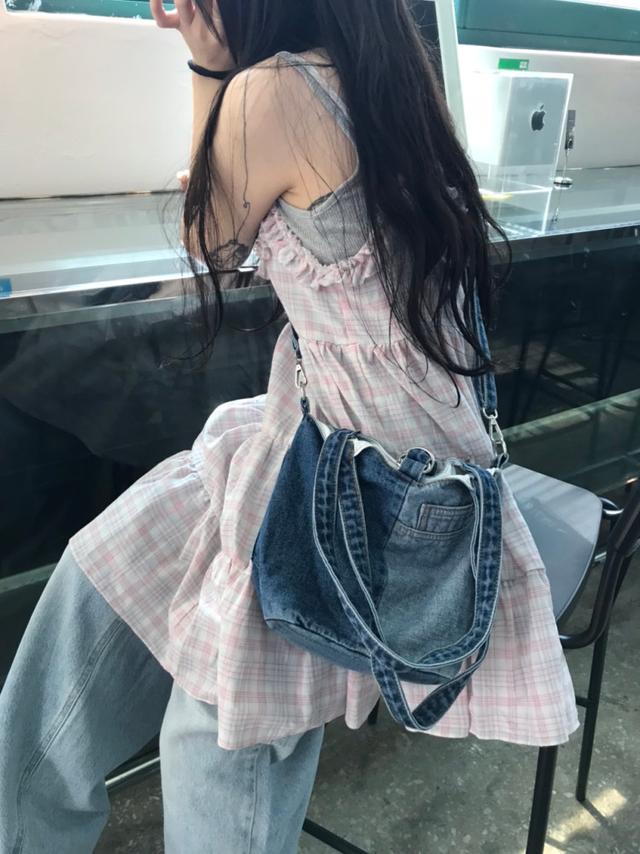 [히피디피] denim cross bag