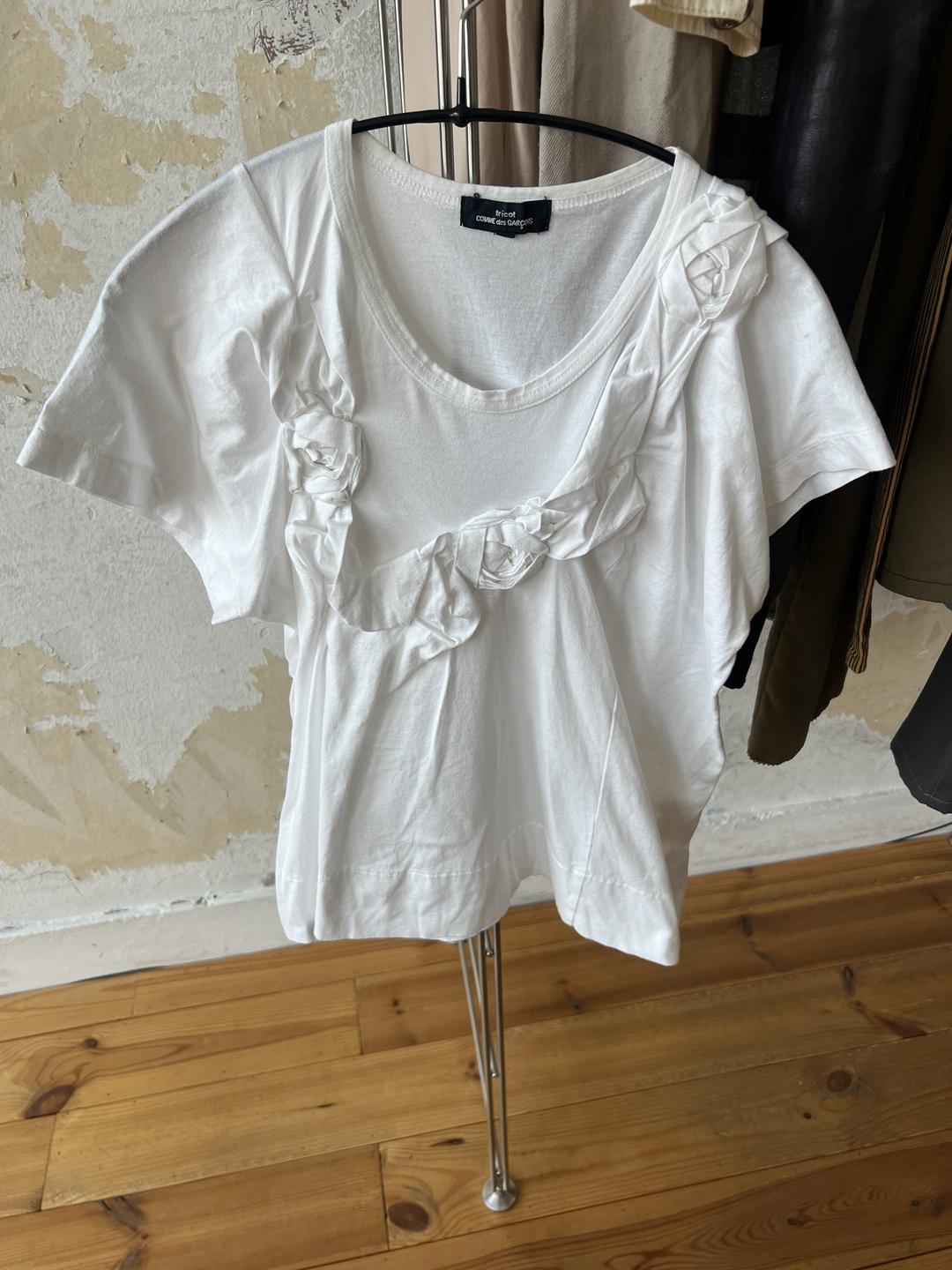Comme des Garçons Flower Short Sleeve T-Shirt