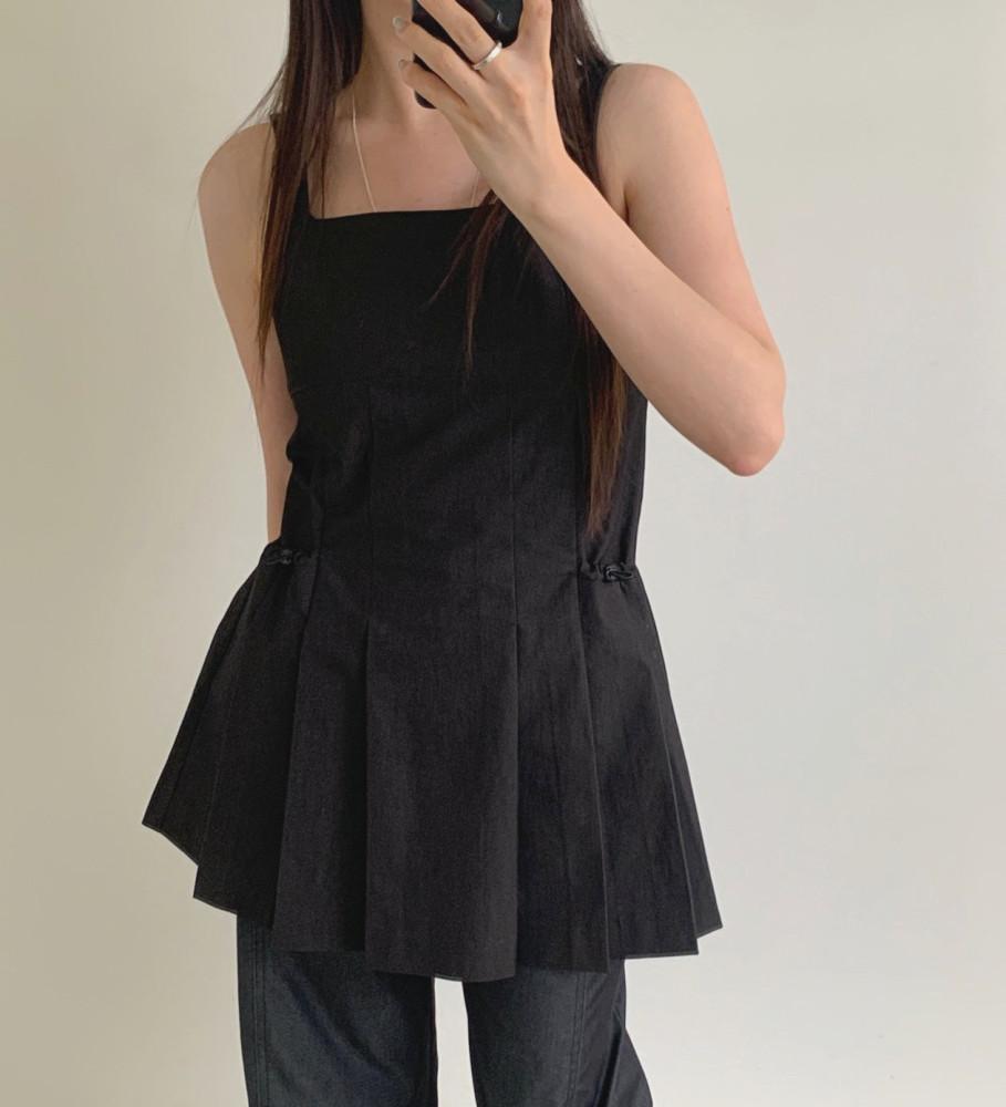 [SALE] 러브유쏘머치 로브드 블라우스 플리츠 주름 bl