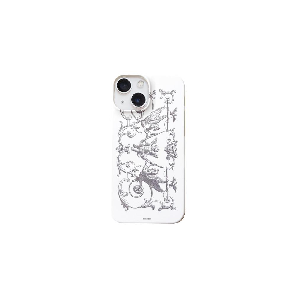 ENLUNANT | For My Angel Phone Case _ White [Glossy Hard]