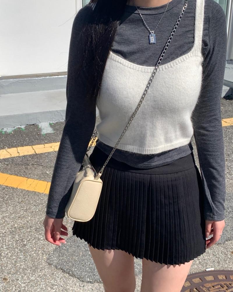 [프리마인] [S,M] 플리츠 스커트 2color