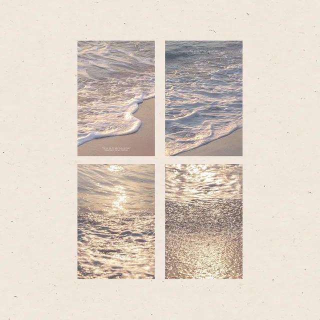 니나룸 엽서 4종 no.1 바다 물결 엽서 세트