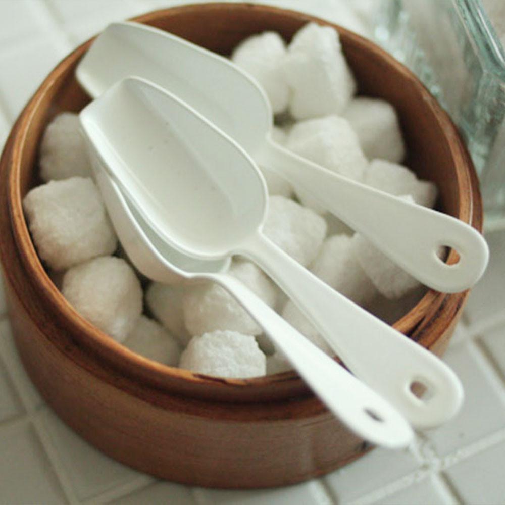 일본 화이트 법랑 조미료 양념 티캐디 커피스푼 미니 티스쿱