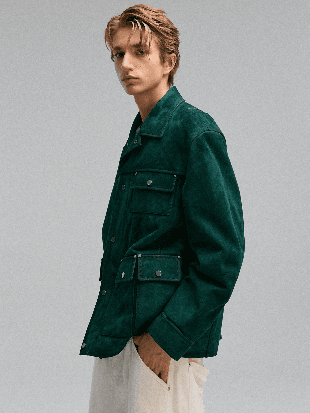 HUNTER SUEDE FIELD JACKET