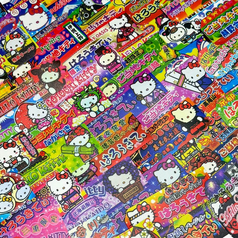 Sanrio 헬로키티 고전 라벨스티커 10pcs 지역 고전키티