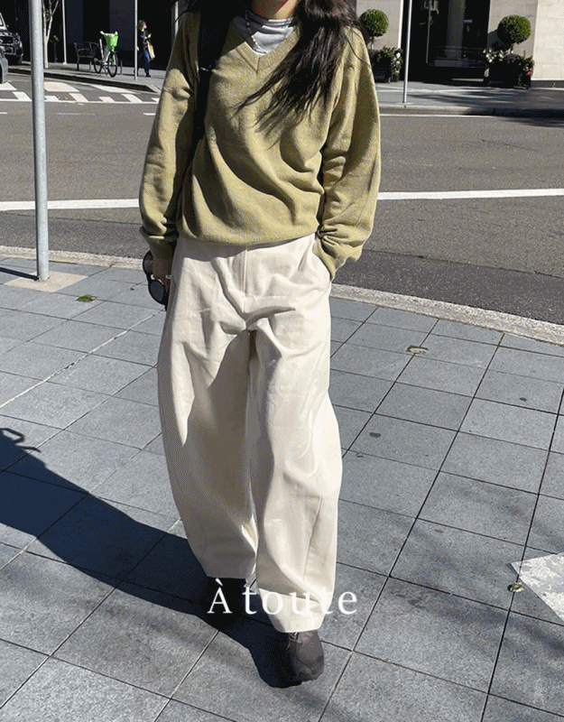 어튜트 (당일)[MADE]브레드 팬츠(내추럴)