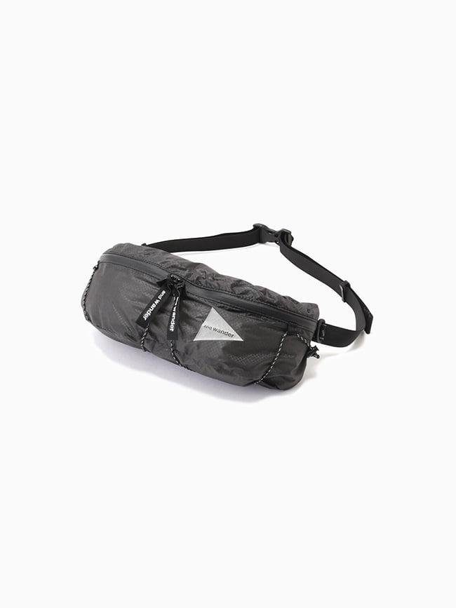 앤드원더_ sil waist bag [charcoal]
