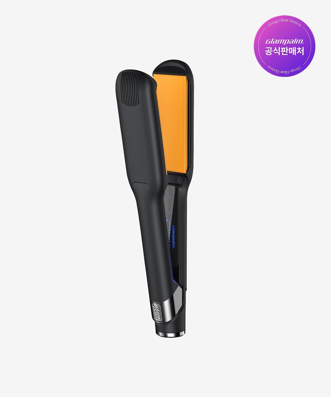 글램팜 [GP501TBK] 글램뮤즈 터치 플랫 와이드 (오리지널블랙) 특대 매직고데기