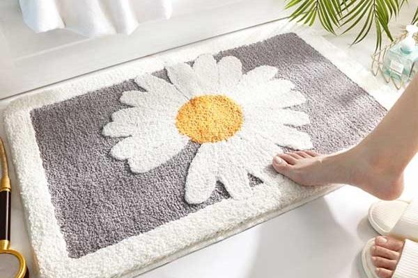 데이지 주방 욕실 면 발매트 3color