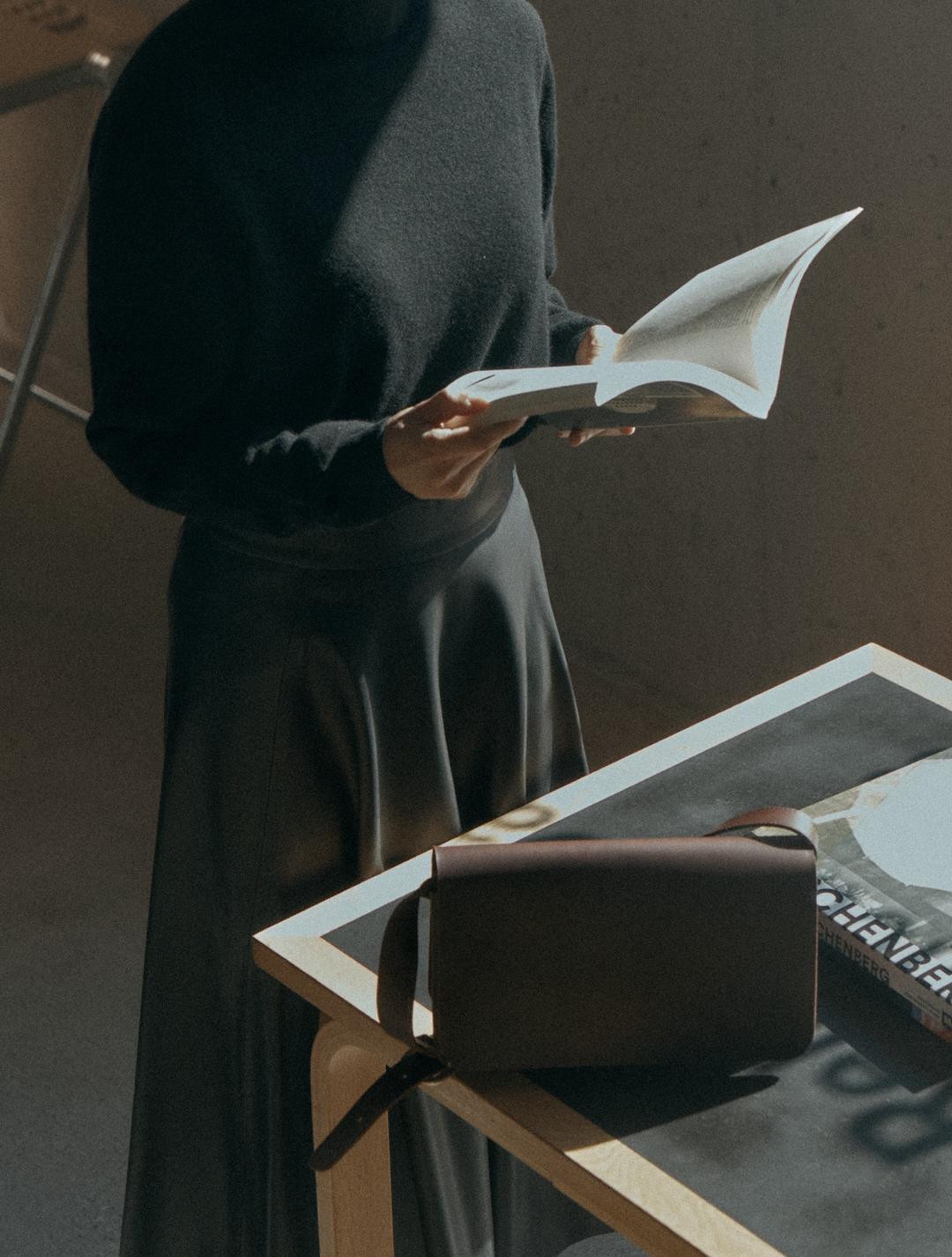 코운 오일리 바게트백